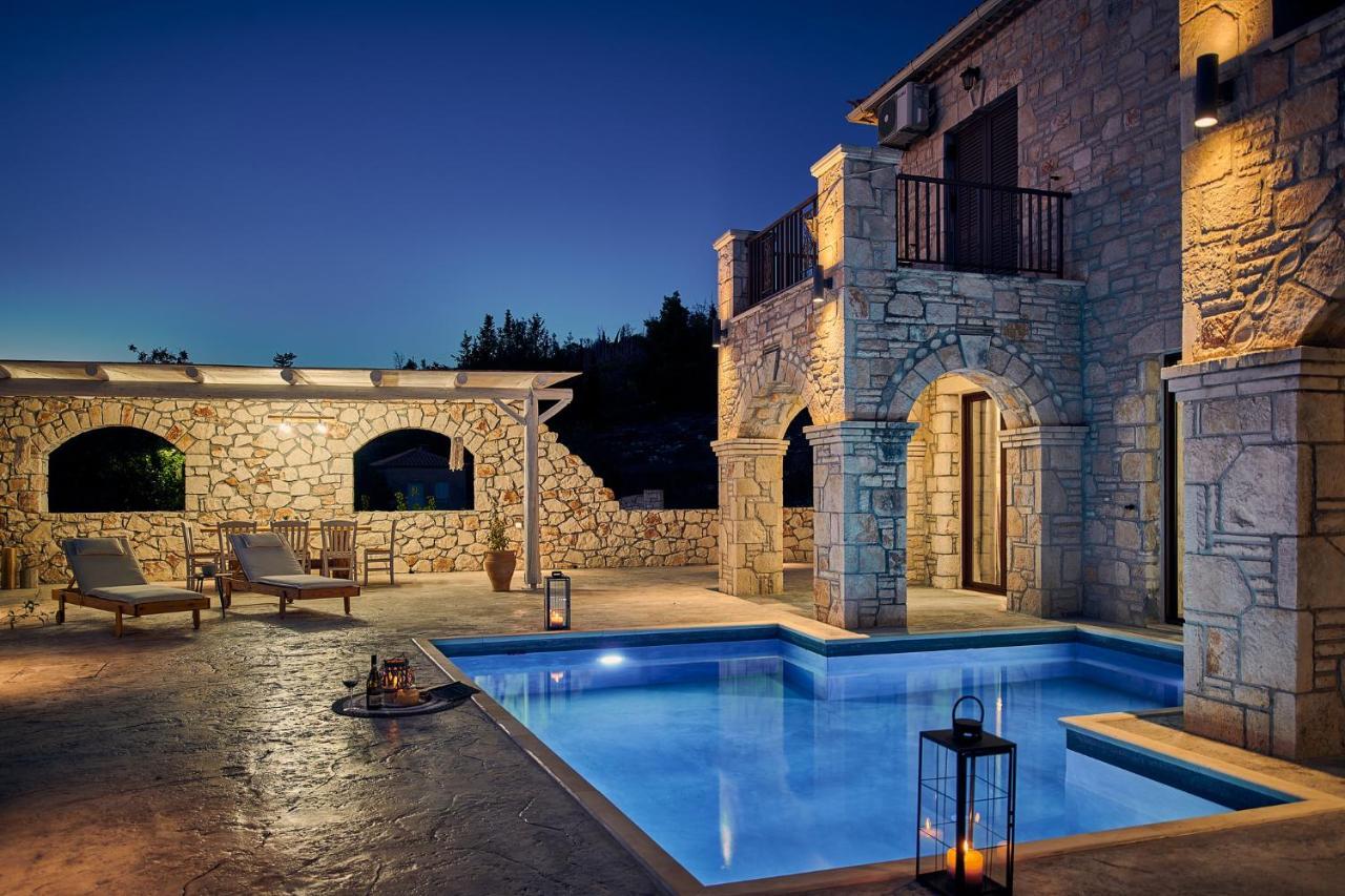 Ioanna Chateau - Luxury Stone Villa Maries  Exterior foto