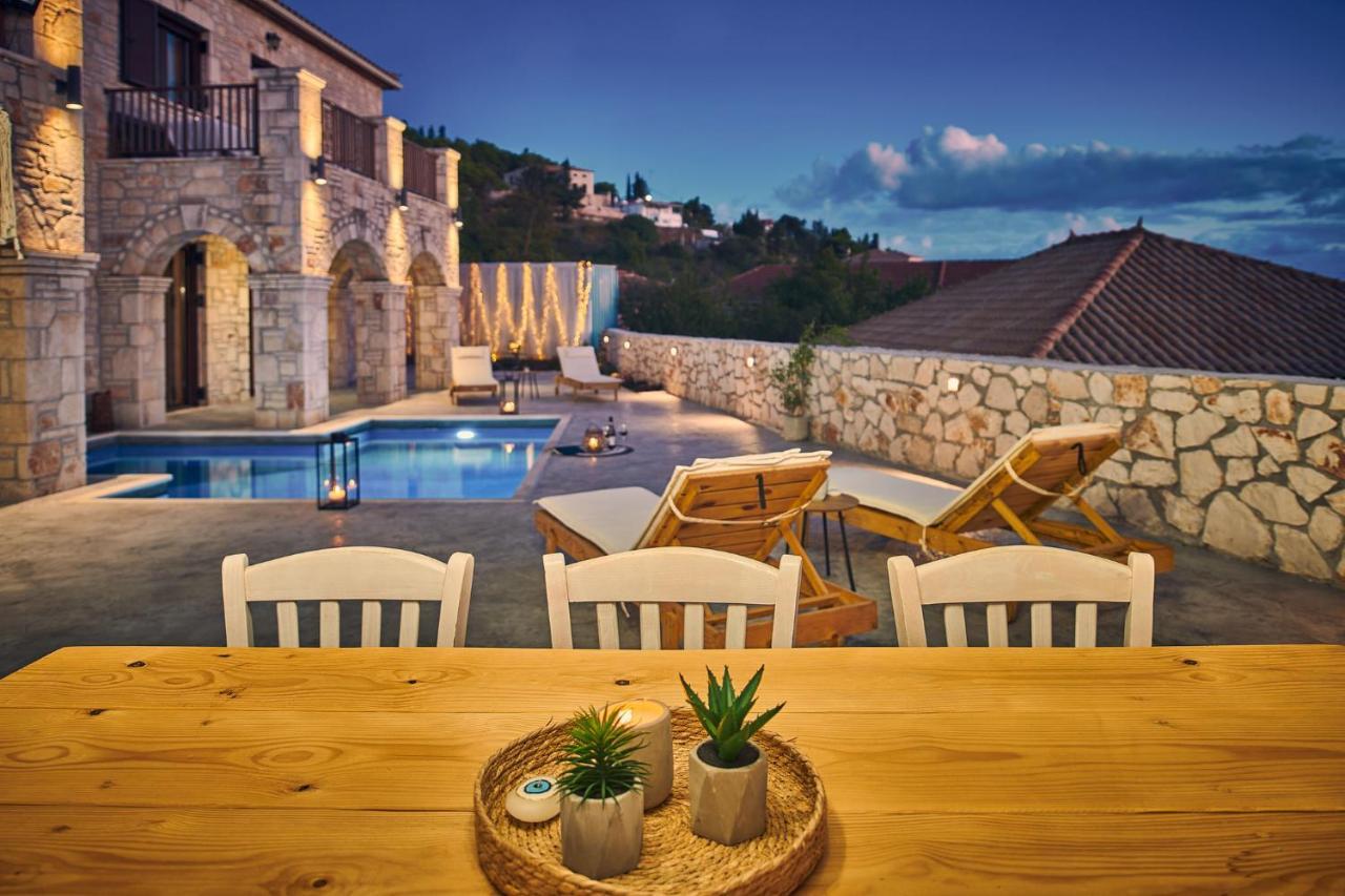 Ioanna Chateau - Luxury Stone Villa Maries  Exterior foto