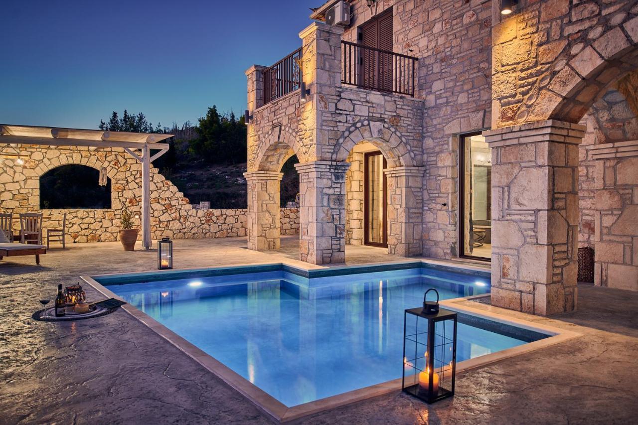 Ioanna Chateau - Luxury Stone Villa Maries  Exterior foto